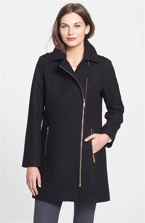 michael kors jacket wool|Michael Kors wool coats women's.